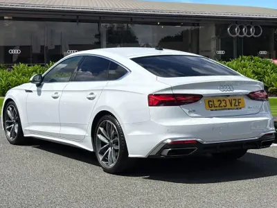 Used Audi A5 S-Line 150 HP (110 kW) 2023 White Coupe