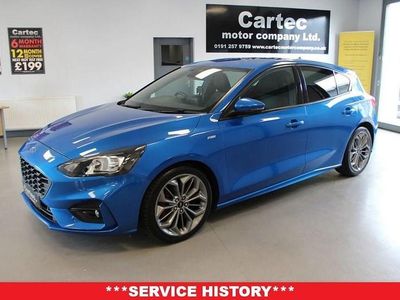 Used Ford Focus ST-Line X 120 HP (88 kW) 2018 Blue Hatchback