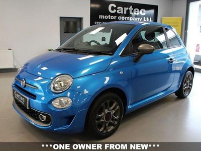 Blue Used 2018 Fiat 500 S Hatchback | £7,989 (Fair price)