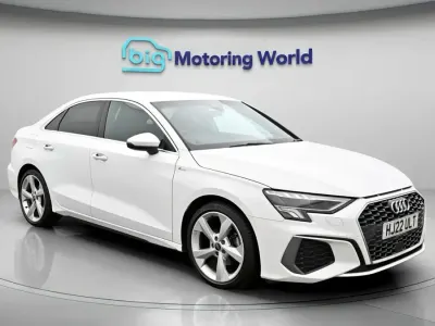 Used Audi A3 S-Line 110 HP (80 kW) 2022 White Sedan