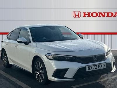 White Used 2022 Honda Civic Elegance Hatchback | £21,237 (Good price)