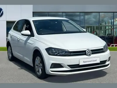 Used VW Polo SE 95 HP (69 kW) 2018 White Hatchback