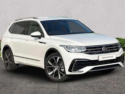 White Used 2025 VW Tiguan Allspace R-line SUV | £35,995 (Expensive)
