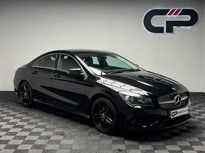 Used Mercedes CLA180 AMG line 122 HP (89 kW) 2018 Black Sedan