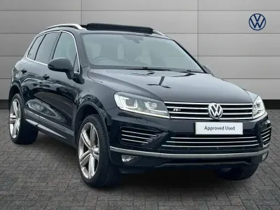 Used VW Touareg R-line Plus 258 HP (189 kW) 2017 Black SUV