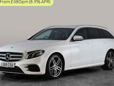 Used Mercedes E220 AMG line 194 HP (142 kW) 2019 White Estate