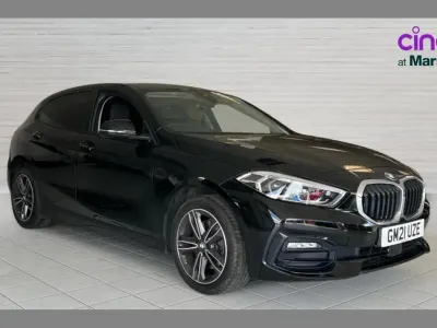 Used BMW 118 Sport Line 134 HP (98 kW) 2021 Black Hatchback