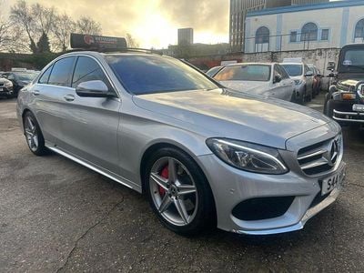 Used Mercedes C250 AMG Line Premium Plus 2017 Silver Sedan