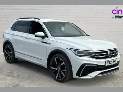 Used VW Tiguan R-line 150 HP (110 kW) 2021 White SUV