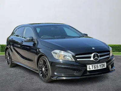 Used Mercedes A200 AMG 136 HP (100 kW) 2015 Black Hatchback