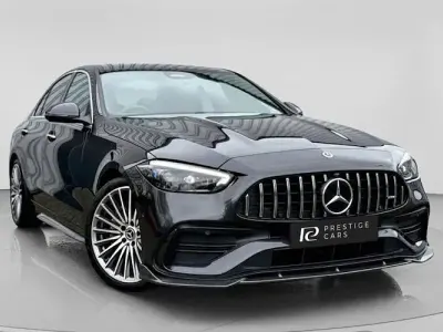 Used Mercedes C200 AMG line 204 HP (150 kW) 2023 Black Sedan