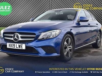 Used Mercedes C200 Premium Plus 2019 Blue Sedan