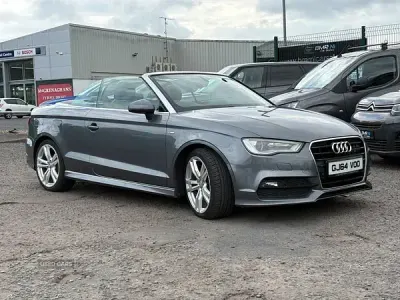 Used Audi A3 Cabriolet S-Line 150 HP (110 kW) 2014 Grey Cabriolet