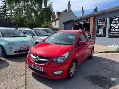 Used Vauxhall Viva 75 HP (55 kW) 2016 Red Hatchback