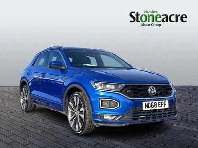 Blue Used 2018 VW T-Roc R-line SUV | £14,000 (Good price)