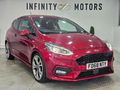 Usado Ford Fiesta ST-Line X 140 HP (102 kW) 2019 Vermelho Citadino