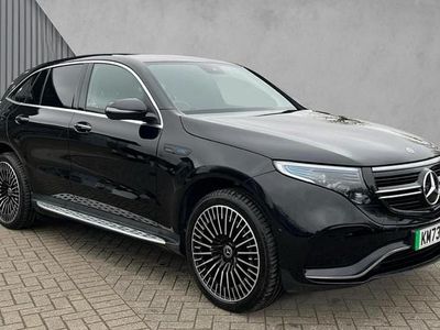 Used Mercedes EQC400 AMG Line Premium 300 kW (408 HP) 2023 Obsidian black metallic SUV