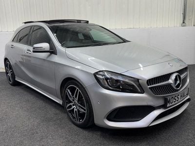 Used Mercedes A180 AMG Line Premium Plus 109 HP (80 kW) 2017 Silver Hatchback