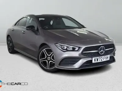 Used Mercedes CLA180 AMG line 136 HP (100 kW) 2022 Grey Coupe