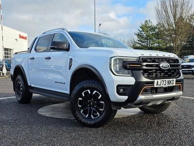 White Used 2023 Ford Ranger Wildtrack Pickup | £32,990 (A bit pricey)