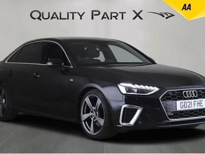 Used Audi A4 S-Line 163 HP (119 kW) 2021 Black Sedan