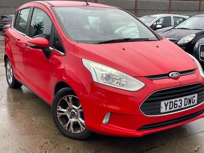 Used Ford B-MAX Zetec 90 HP (66 kW) 2013 Red MPV