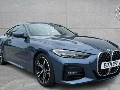 Used BMW 420 Coupé M Sport 181 HP (133 kW) 2021 Blue Coupe
