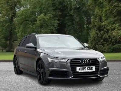 Usado Audi A6 Black Edition 190 HP (139 kW) 2015 Cinzento Carrinha