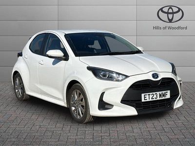Used Toyota Yaris Hybrid 2023 White Hatchback