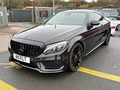 Black Used 2017 Mercedes C250 AMG Line Premium Plus Coupe | £13,395 (Fair price)