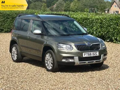 Used Skoda Yeti SE 110 HP (80 kW) 2017 Green SUV