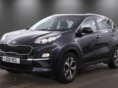Used Kia Sportage 136 HP (100 kW) 2021 Black SUV