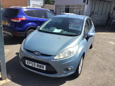 Used Ford Fiesta Zetec 96 HP (70 kW) 2009 Blue Hatchback