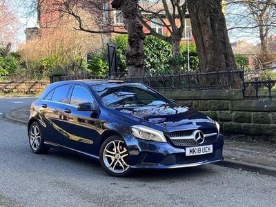 Used Mercedes A160 Sport Edition 102 HP (75 kW) 2018 Blue Hatchback