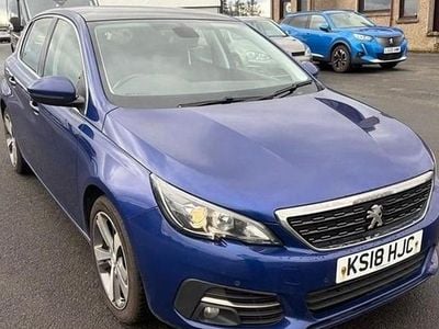 Used Peugeot 308 Allure 130 HP (95 kW) 2018 Blue Hatchback