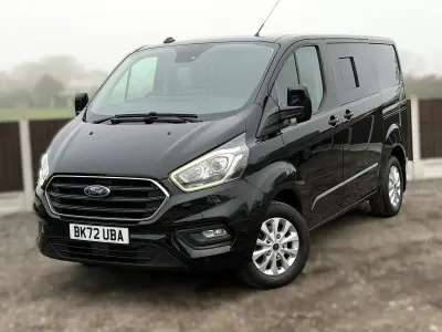 Used Ford Transit Custom Limited 130 HP (95 kW) 2022 Black Van