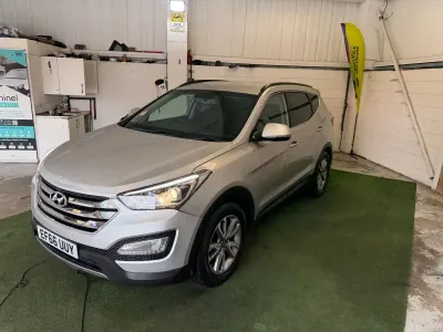 Begagnad Hyundai Santa Fe Premium 2016 Silver SUV
