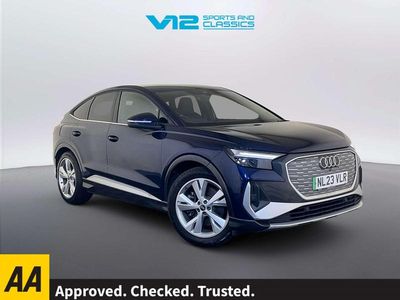 Used Audi Q4 e-tron S-Line 150 kW (204 HP) 2023 Blue SUV