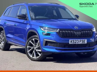 Used Skoda Kodiaq SportLine 110 HP (80 kW) 2023 Blue SUV