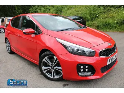 Used Kia Ceed GT-Line 136 HP (100 kW) 2016 Red Hatchback