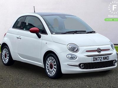 White Used 2022 Fiat 500 Red Hatchback | £10,299 (Fair price)