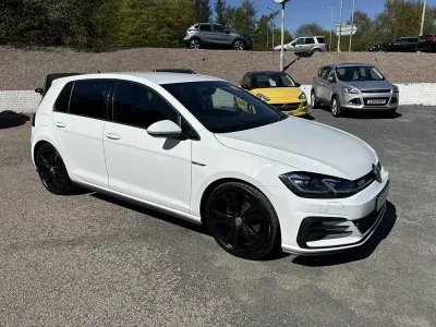 Used VW Golf VII GTD 2018 Pure white Hatchback