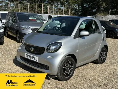 Used Smart ForTwo Coupé Premium 90 HP (66 kW) 2016 Silver Coupe