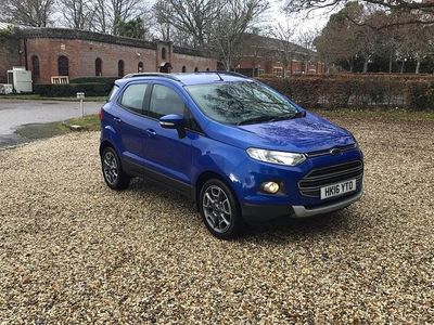 Blue Used 2016 Ford Ecosport Titanium SUV | £6,995 (A bit pricey)