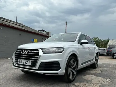 Used Audi Q7 S-Line 272 HP (200 kW) 2016 White SUV