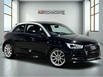 Usado Audi A1 S-Line 125 CV (91 kW) 2015 Negro Utilitario