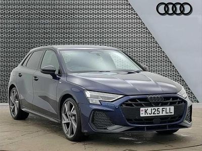 Used Audi A3 Black Edition 147 HP (108 kW) 2025 Blue Hatchback