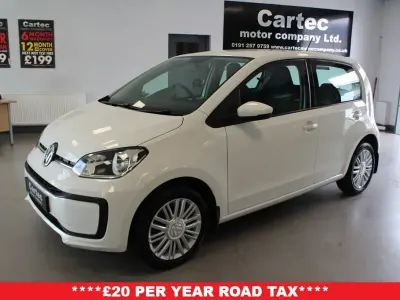 Begagnad VW up! move up! 60 HK (44 kW) 2017 Vit Halvkombi
