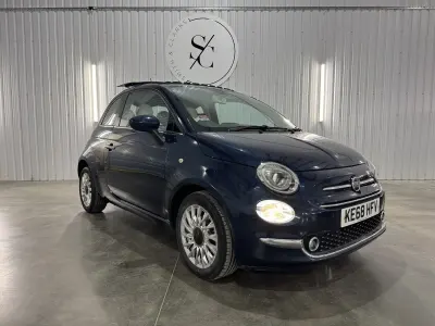 Used Fiat 500 Lounge 69 HP (50 kW) 2019 Blue Hatchback