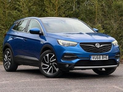 Used Vauxhall Grandland X Elite 130 HP (95 kW) 2019 Blue SUV